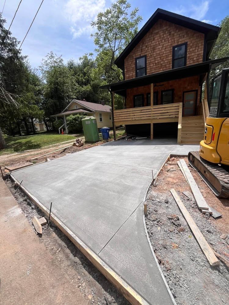New Concrete Driveway